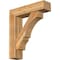 Ekena Millwork Balboa Block Rough Sawn Bracket w/ Offset Brace, Western Red Cedar, 8"W x 32"D x 36"H BKT0806X32X36BOA05RWR - alternate 1